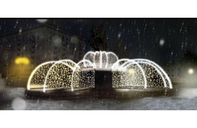 Фонтан в центре Волгограда «оживят» светодиодными брызгами
